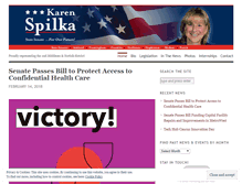 Tablet Screenshot of karenspilka.com